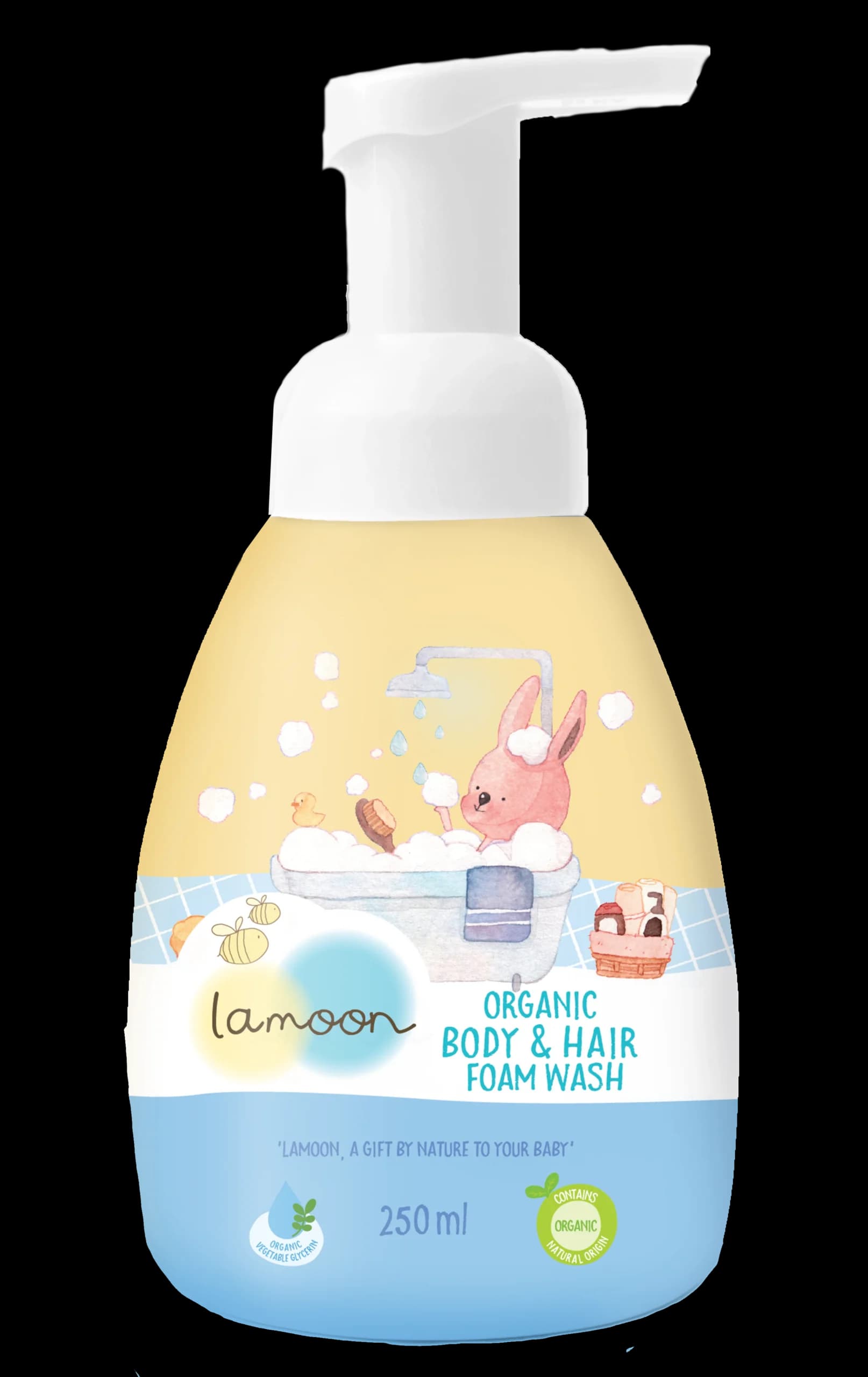 لامون - رغوة الجسم و الشعر العضوية 250 مل