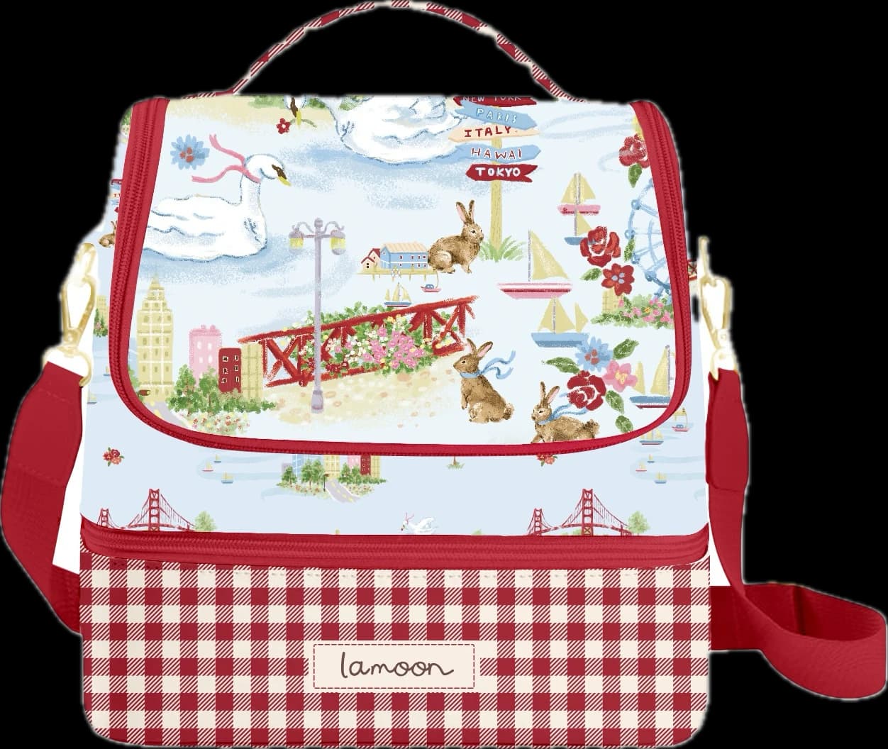 حقيبة حفظ الحرارة - مدينة الحب - لامون
