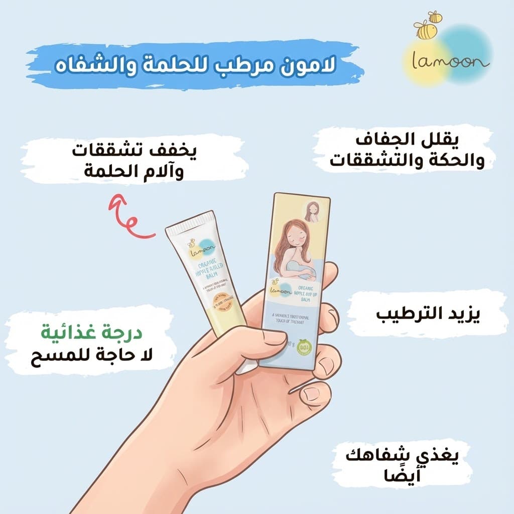 بلسم للحلمة والشفاه 10 غرام-لامون - صورة 4