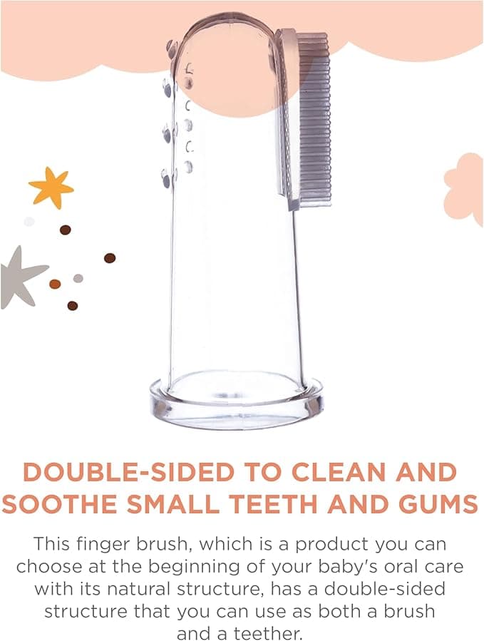 فرشاة أصابع سيليكون للأطفال من بيبي تون - صورة 3